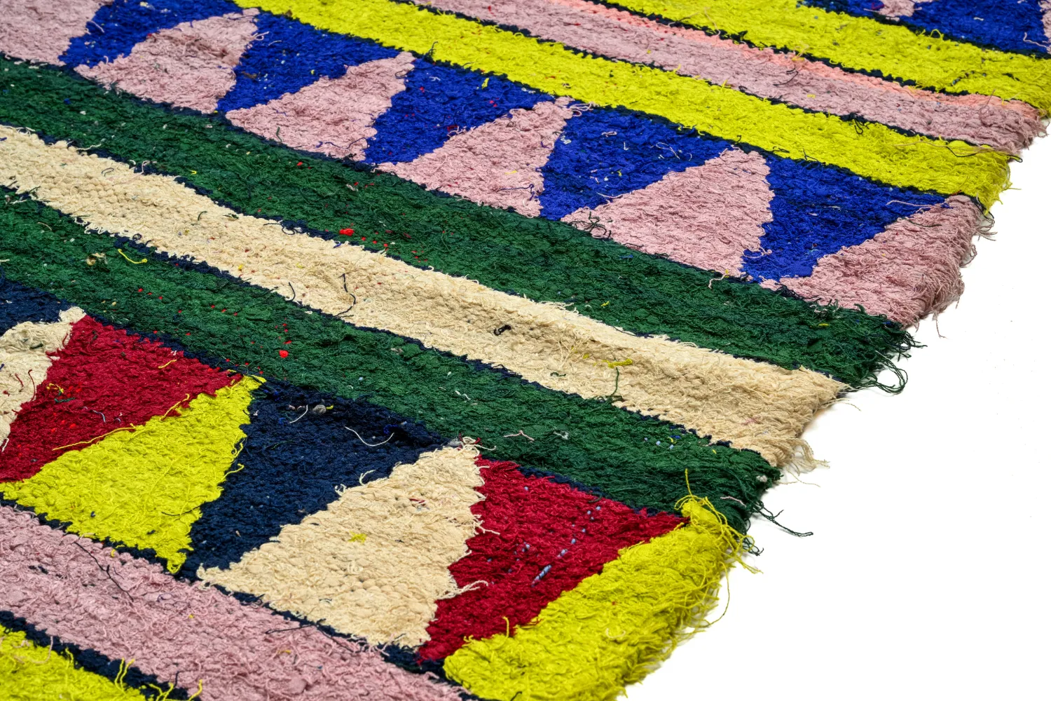 Marokkansk berber tæppe Boucherouite 170 x 255 cm