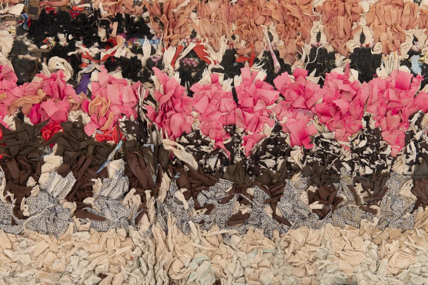 Marokkansk berber tæppe Boucherouite 255 x 145 cm