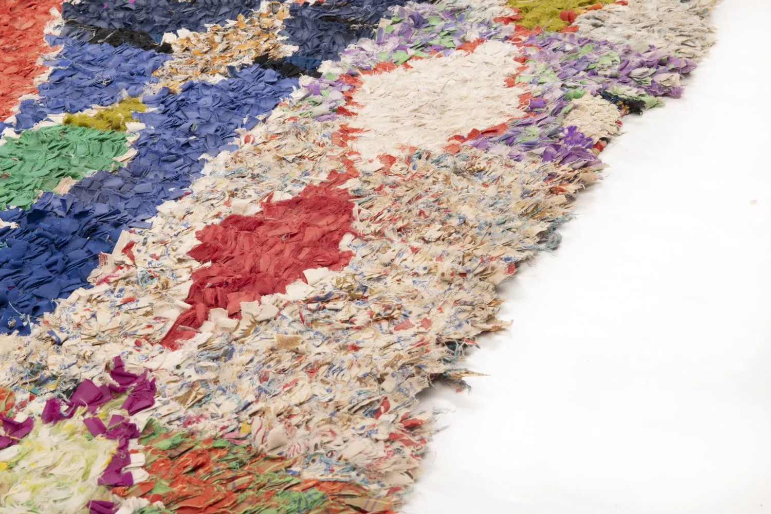 Marokkansk berber tæppe Boucherouite 295 x 150 cm