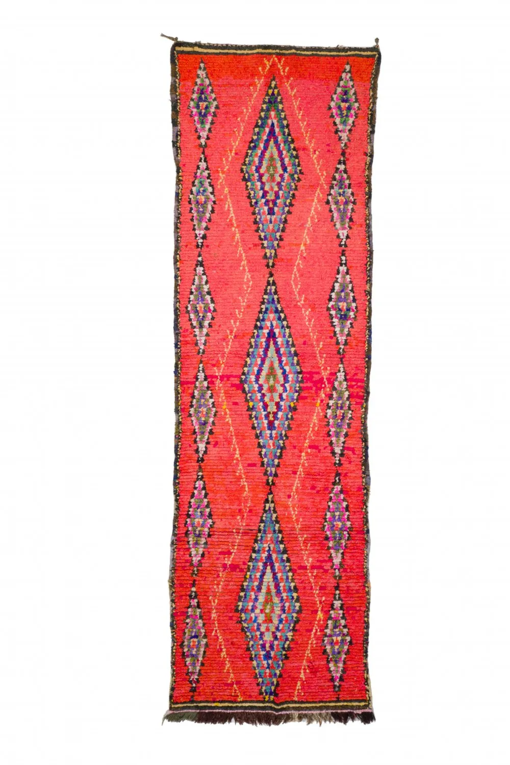 Marokkansk berber tæppe Boucherouite 360 x 170 cm