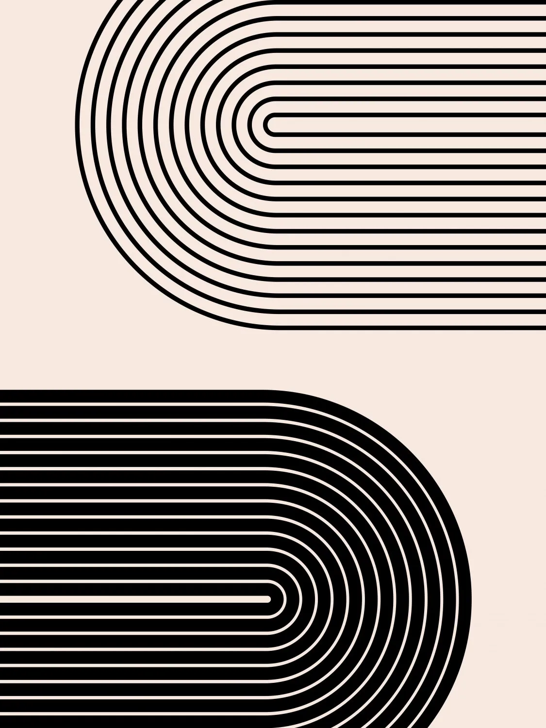 Wilton-tæppe - Lecce (sort/beige)