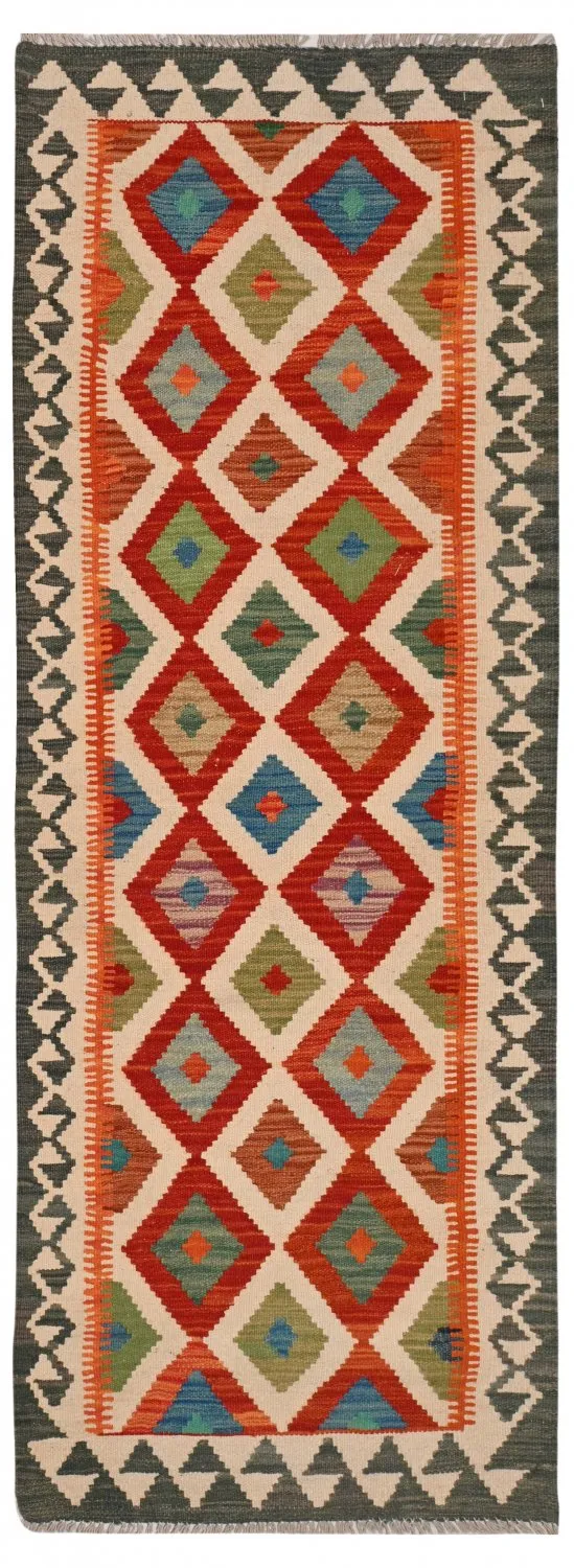 Orientalsk kelimtæppe 199 x 74 cm