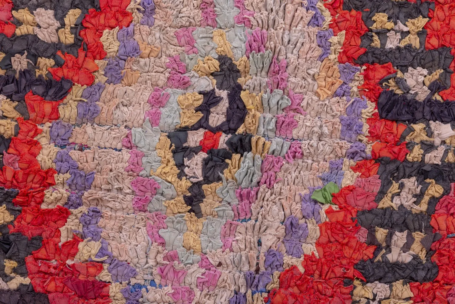 Marokkansk berber tæppe Boucherouite 250 x 130 cm