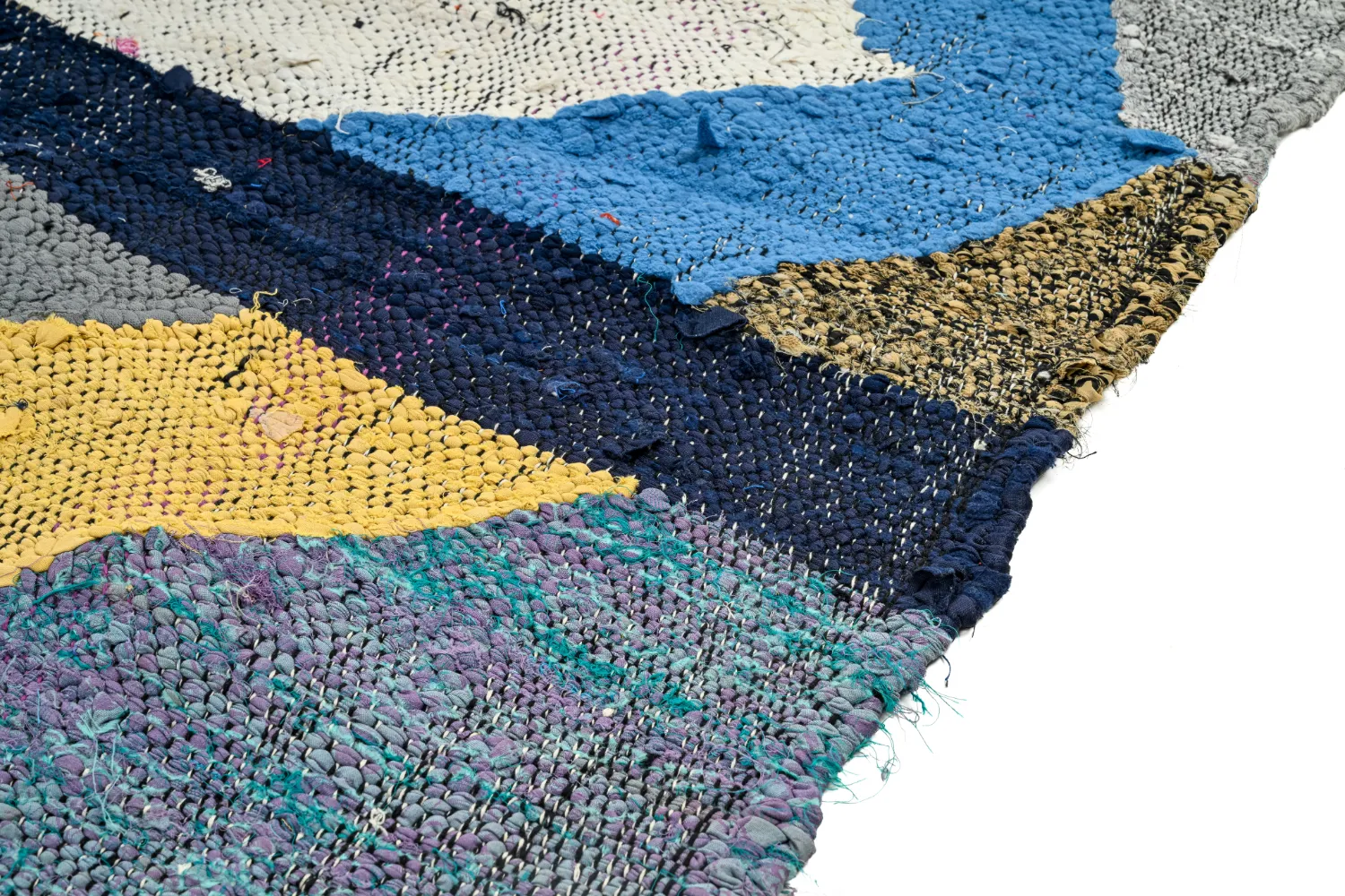 Marokkansk berber tæppe Boucherouite 135 x 250 cm