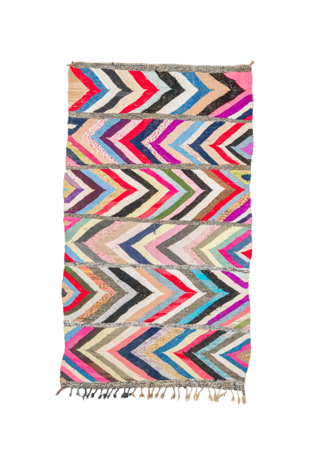 Marokkansk berber tæppe Boucherouite 165 x 270 cm