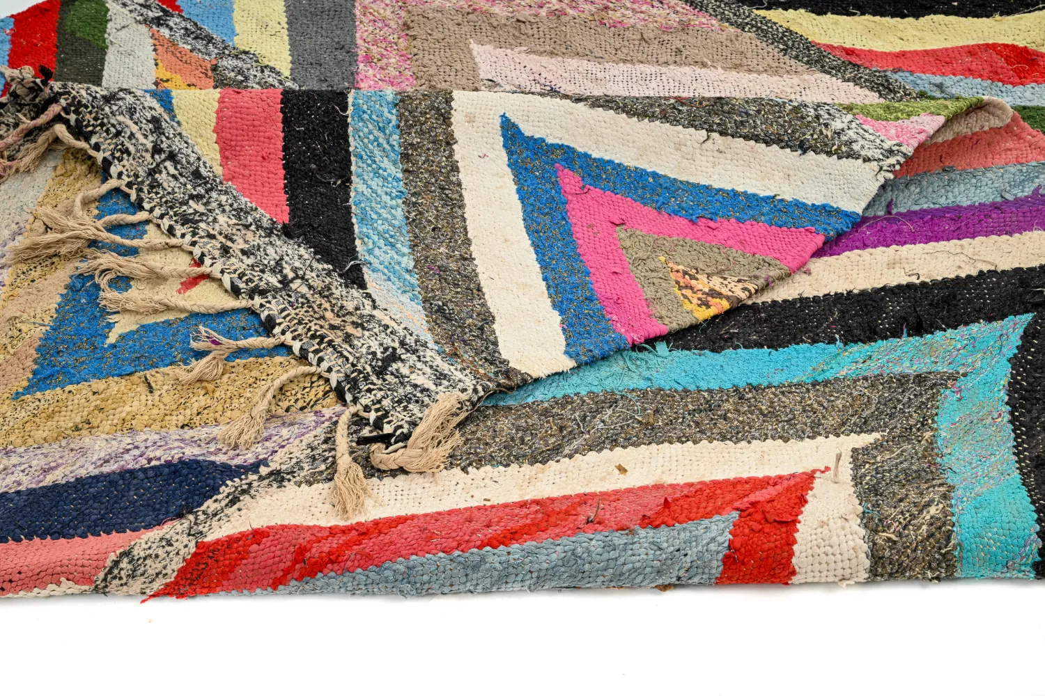 Marokkansk berber tæppe Boucherouite 165 x 270 cm