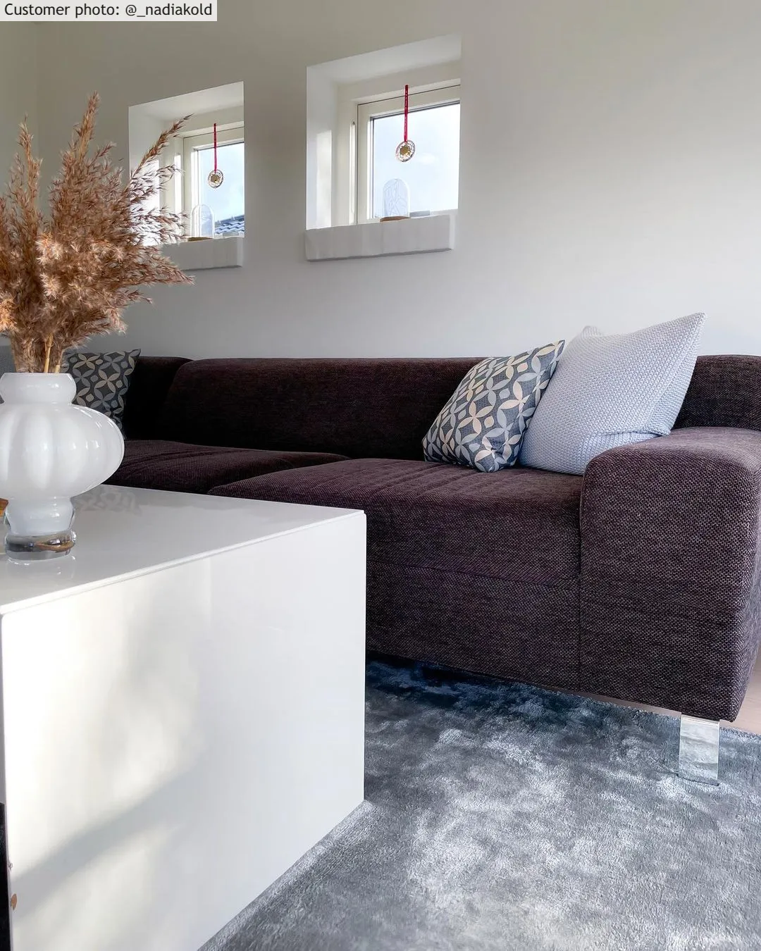 Viscose-tæppe - Jodhpur Special Luxury Edition (grå)