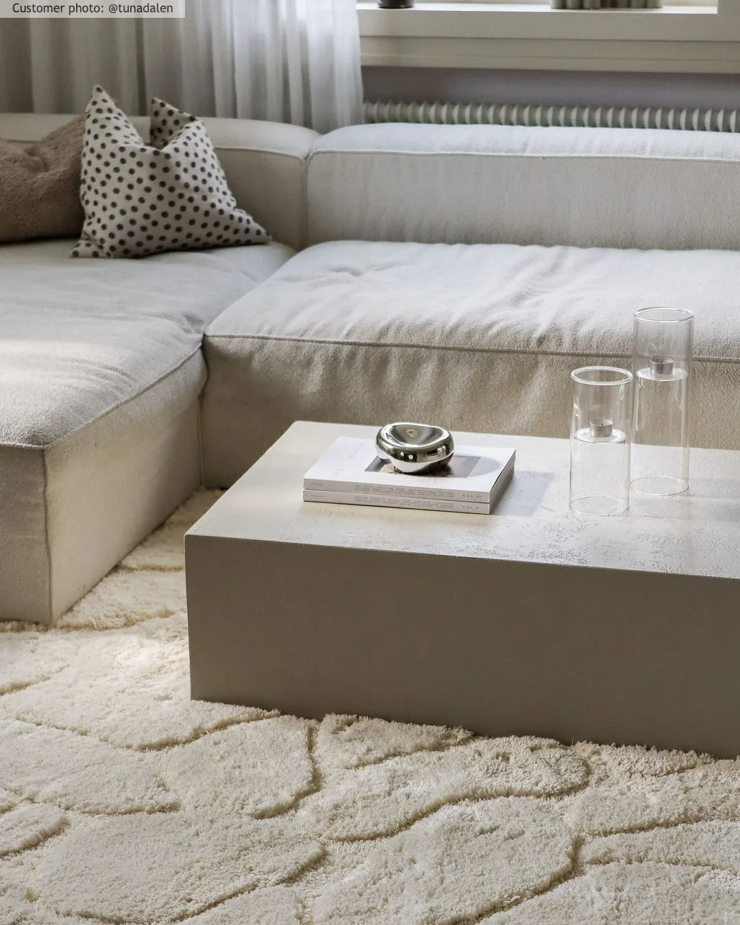 Ryatæpper - Ada (offwhite)