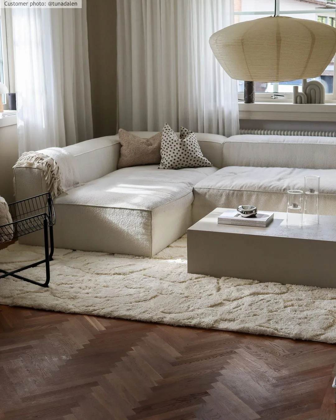 Ryatæpper - Ada (offwhite)