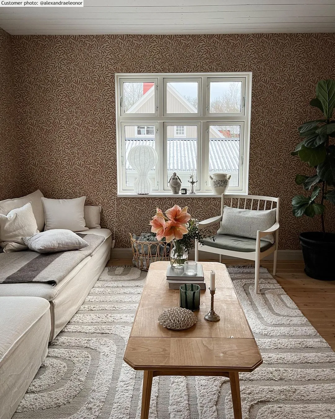 Bomuldstæppe - Inez (beige)