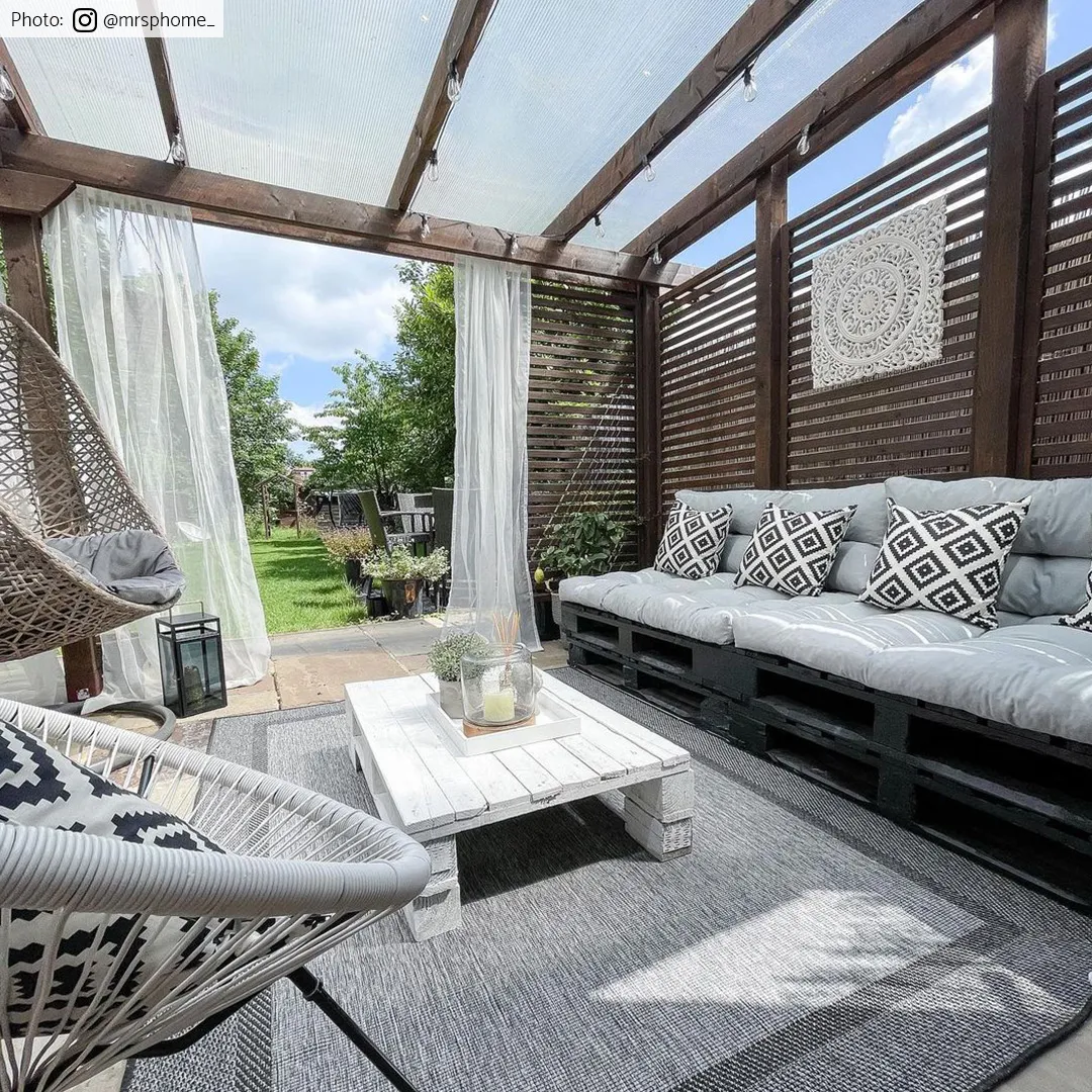 Tæpper til indendørs/udendørs brug - Alta (antracit)