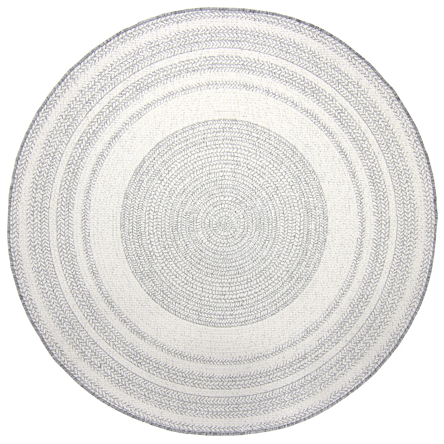 Runde tæpper - Indoor/Outdoor Angus (grå)