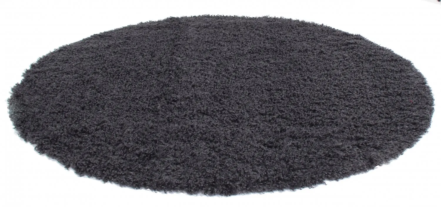 Runde tæpper - Antuco (mørkegrå)