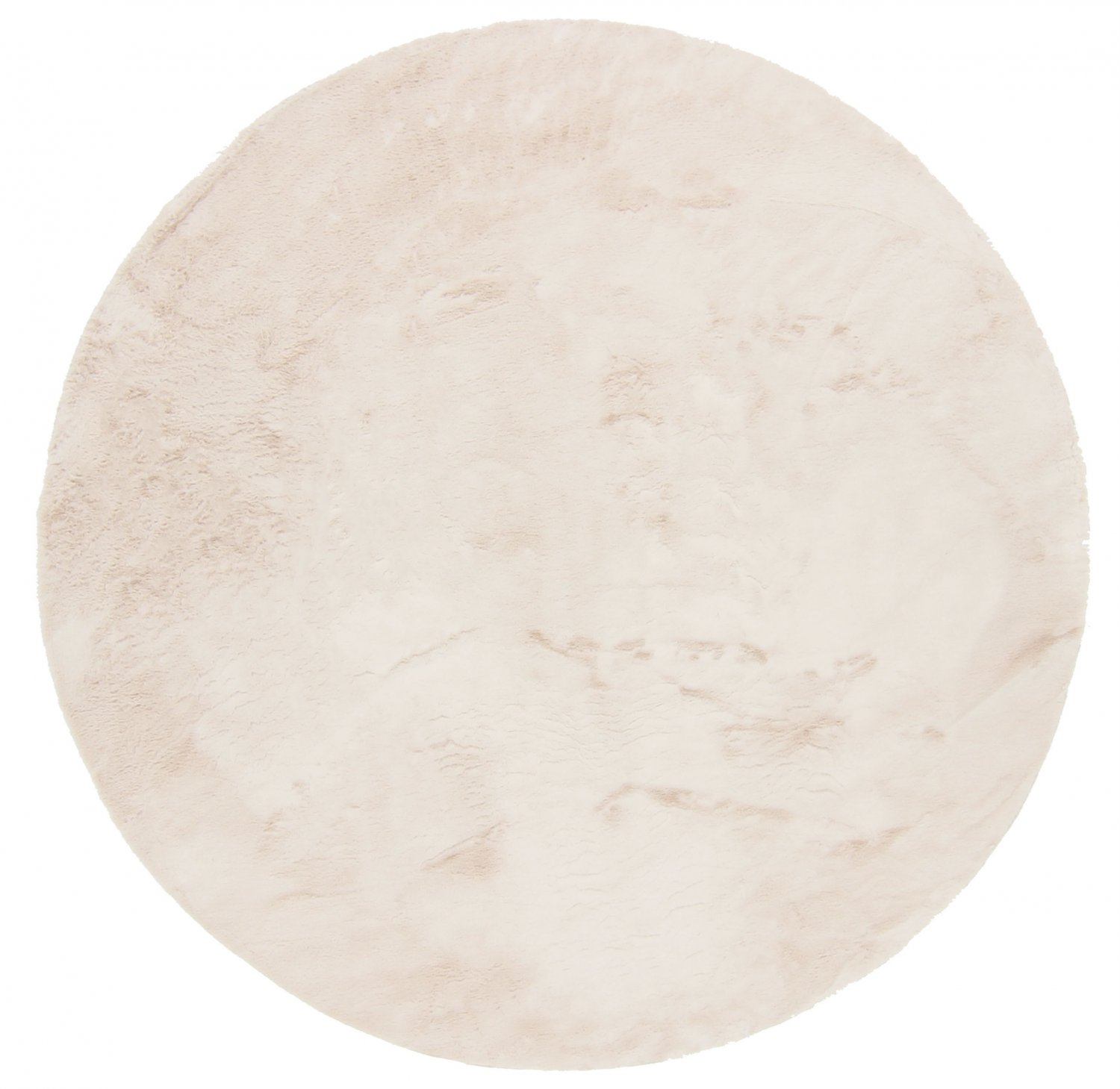 Runde tæpper - Aranga Super Soft Fur (beige)