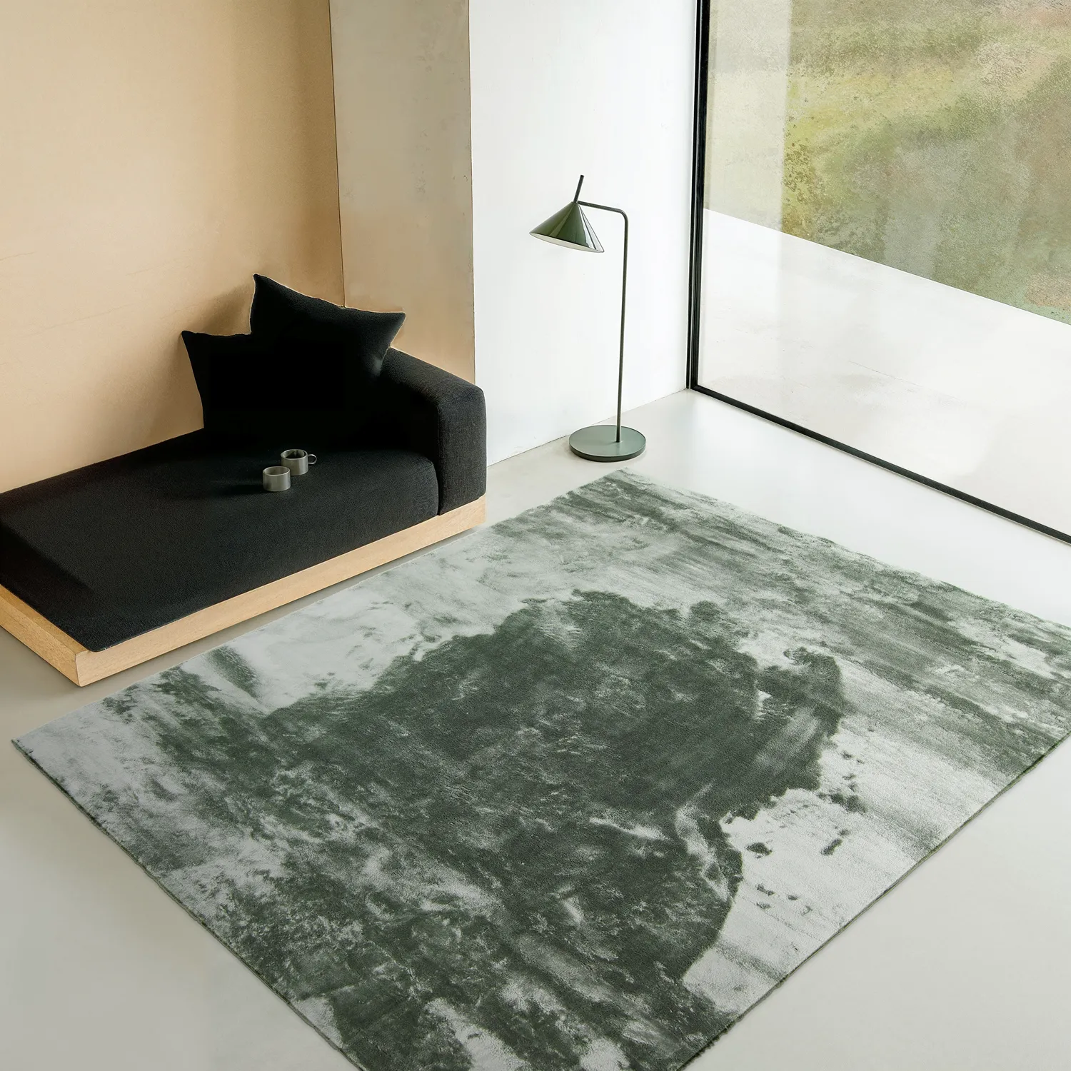 Ryatæpper - Aranga Super Soft Fur (grøn)