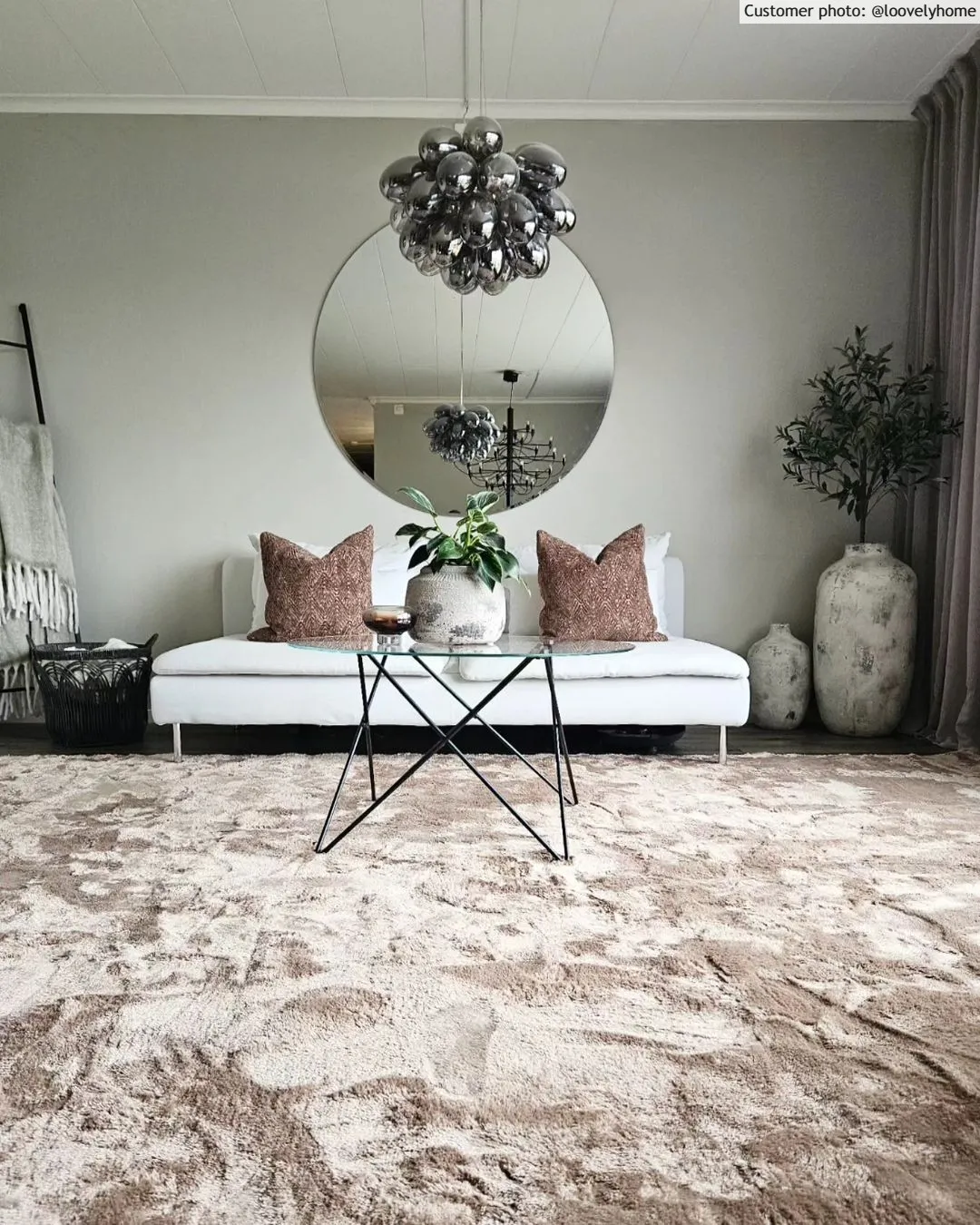 Ryatæpper - Aranga Super Soft Fur (brun)