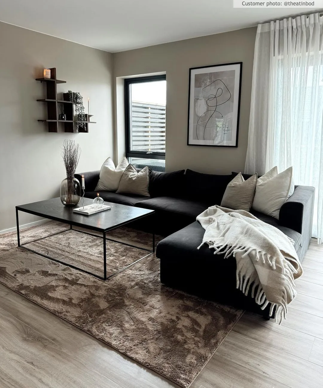 Ryatæpper - Aranga Super Soft Fur (brun)