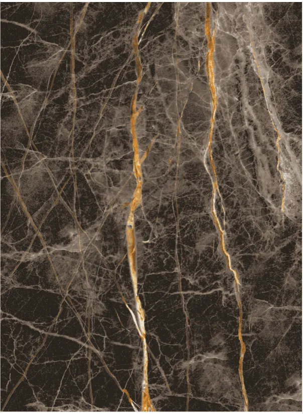 Wilton-tæppe - Aris (sort/guld)