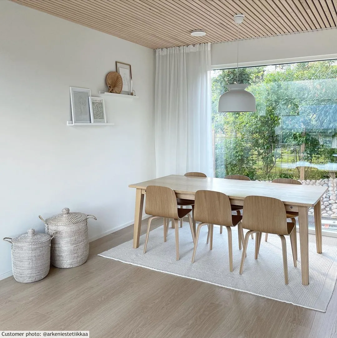 Uldtæppe - Coastal (hvid)