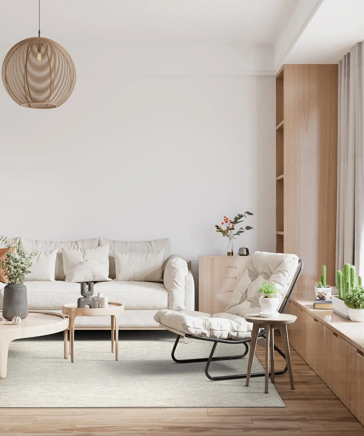 Tæpper til indendørs/udendørs brug - Arlo (offwhite)