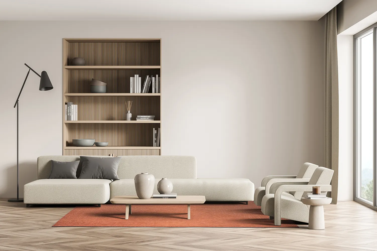 Tæpper til indendørs/udendørs brug - Arlo (orange)