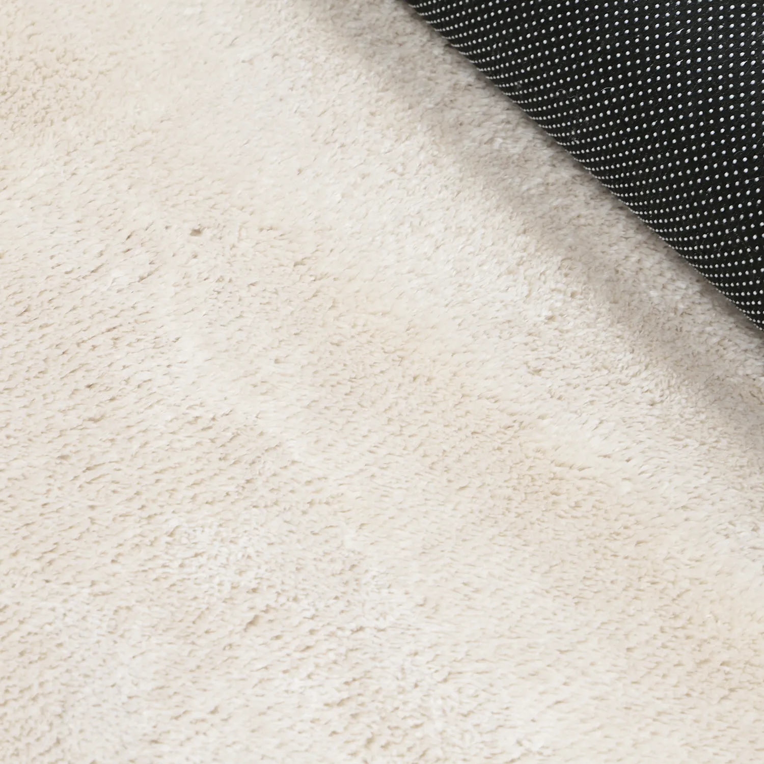 Asymmetrisk Bølget Ryatæppe - Aranga Super Soft Fur (beige)