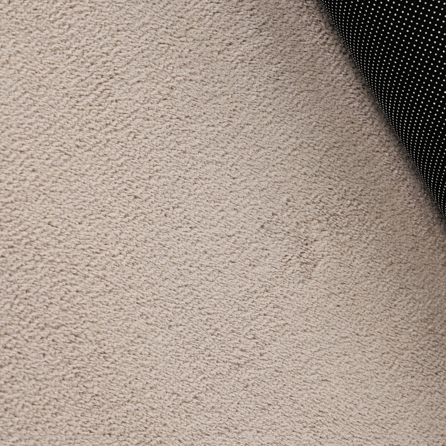 Asymmetrisk Bølget Ryatæppe - Aranga Super Soft Fur (brun)