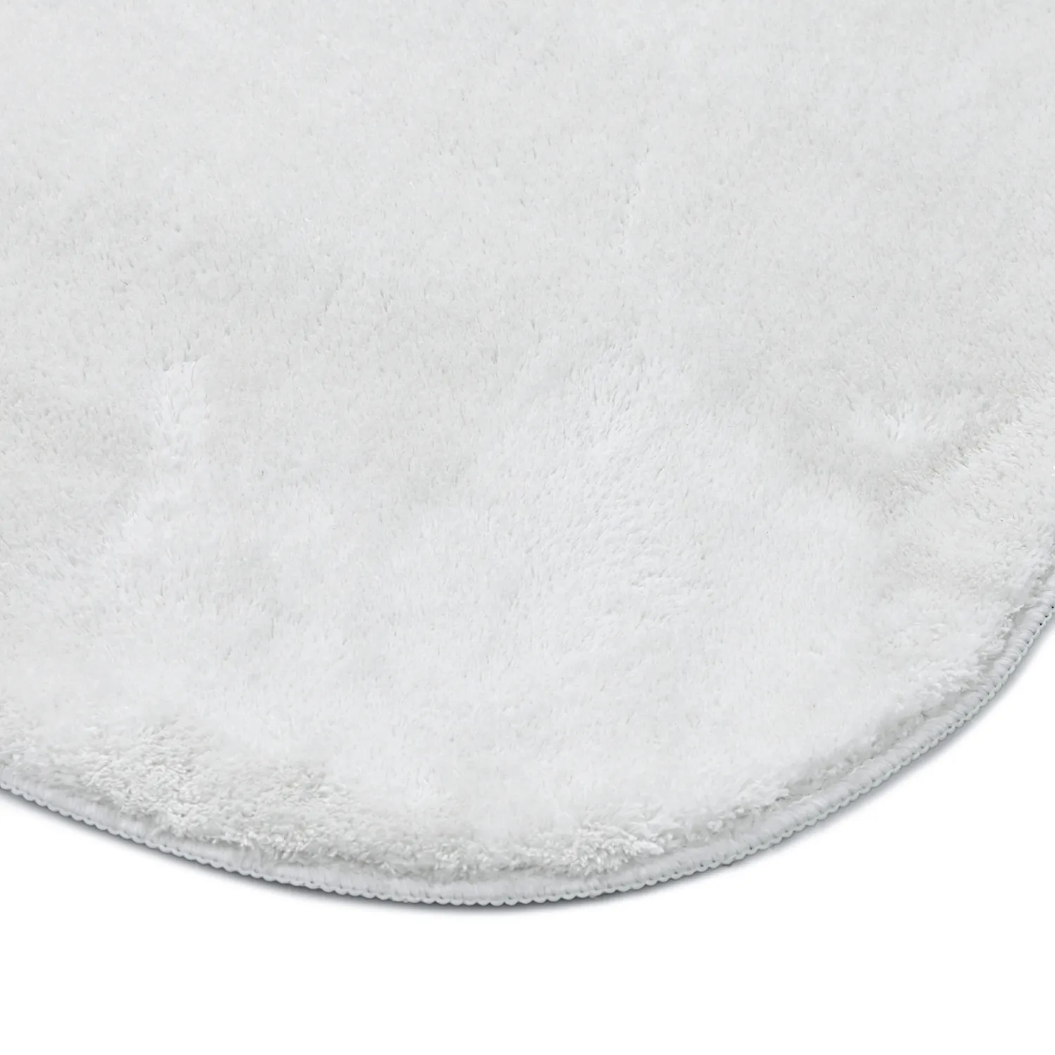 Asymmetrisk Bølget Ryatæppe - Aranga Super Soft Fur (hvid)