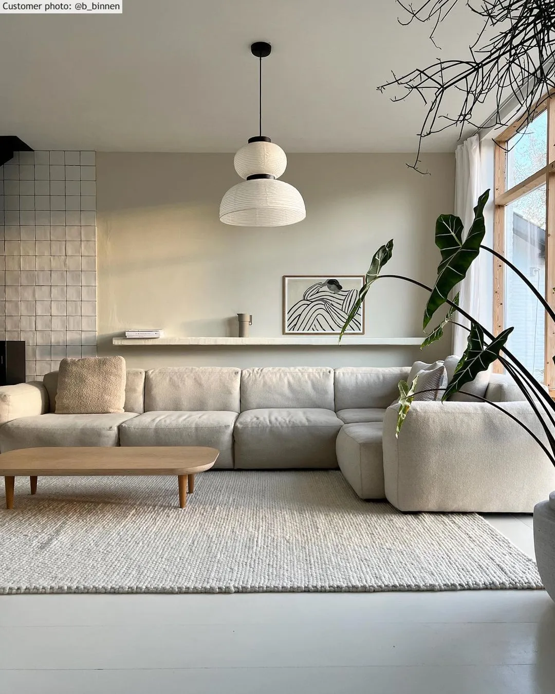 Uldtæppe - Avafors Wool Bubble (beige)