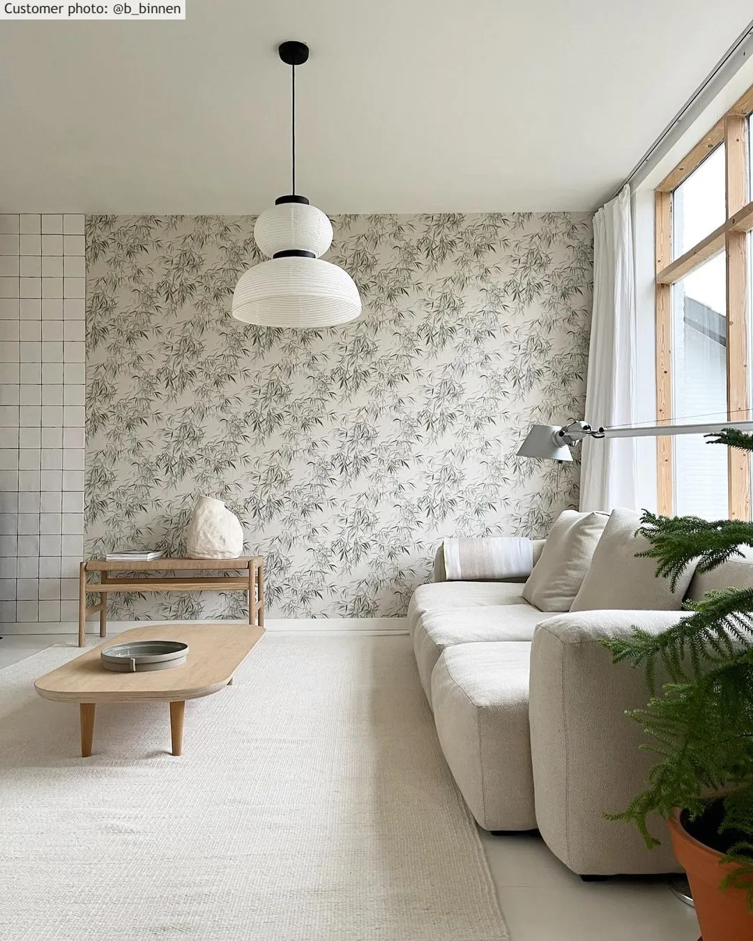 Uldtæppe - Hamilton (hvid)