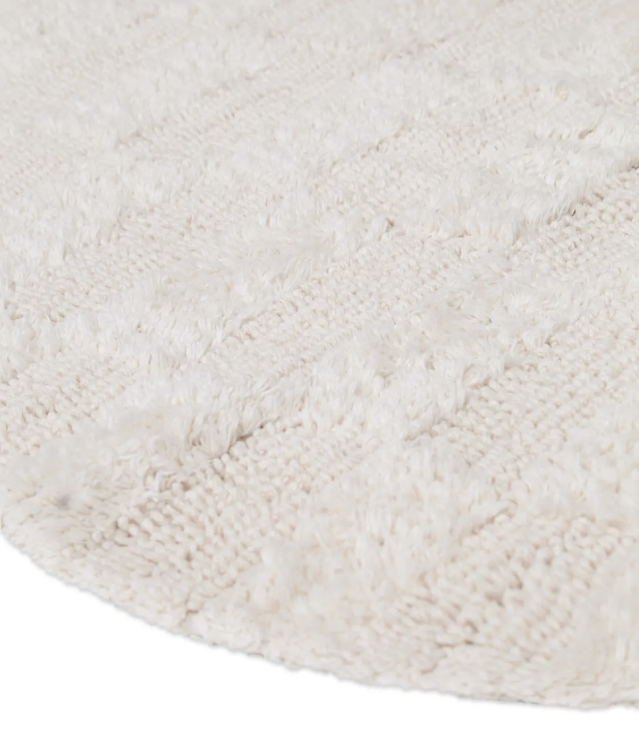 Oval badeværelsesmåtte - Bevin (off-white)