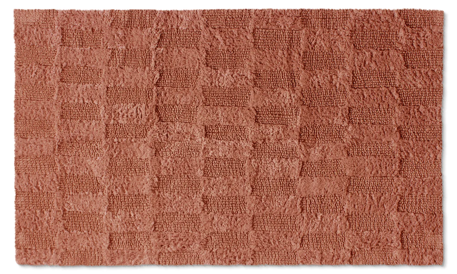 Badeværelsesmåtte - Bevin (terracotta)