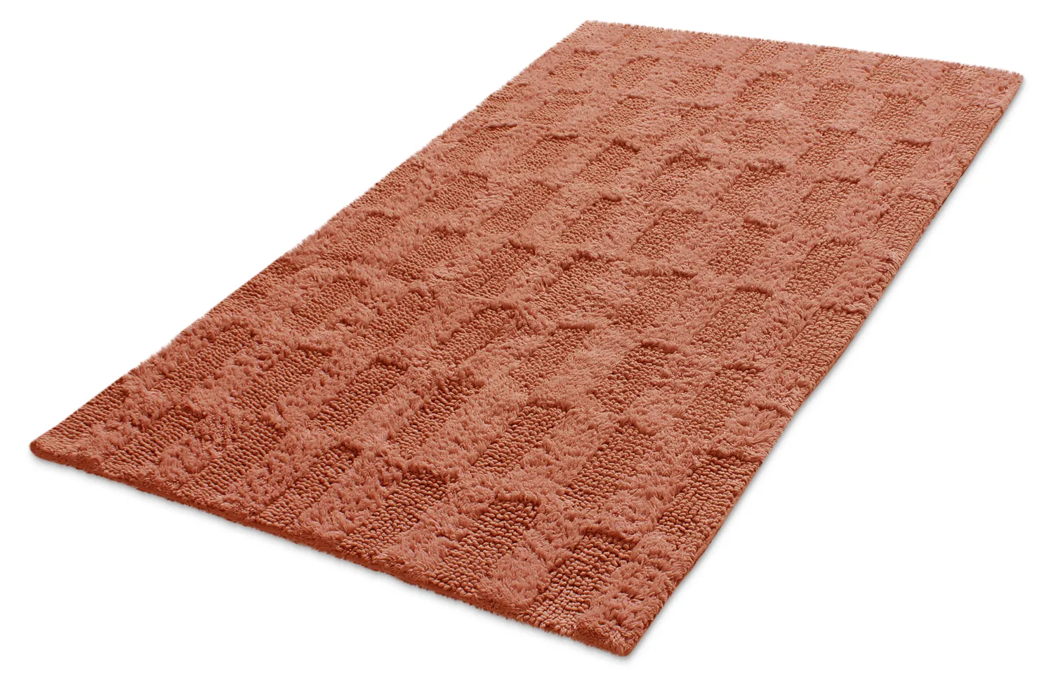Badeværelsesmåtte - Bevin (terracotta)