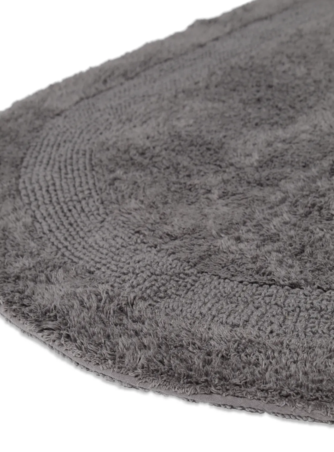 Oval badeværelsesmåtte - Nila (mørkegrå)