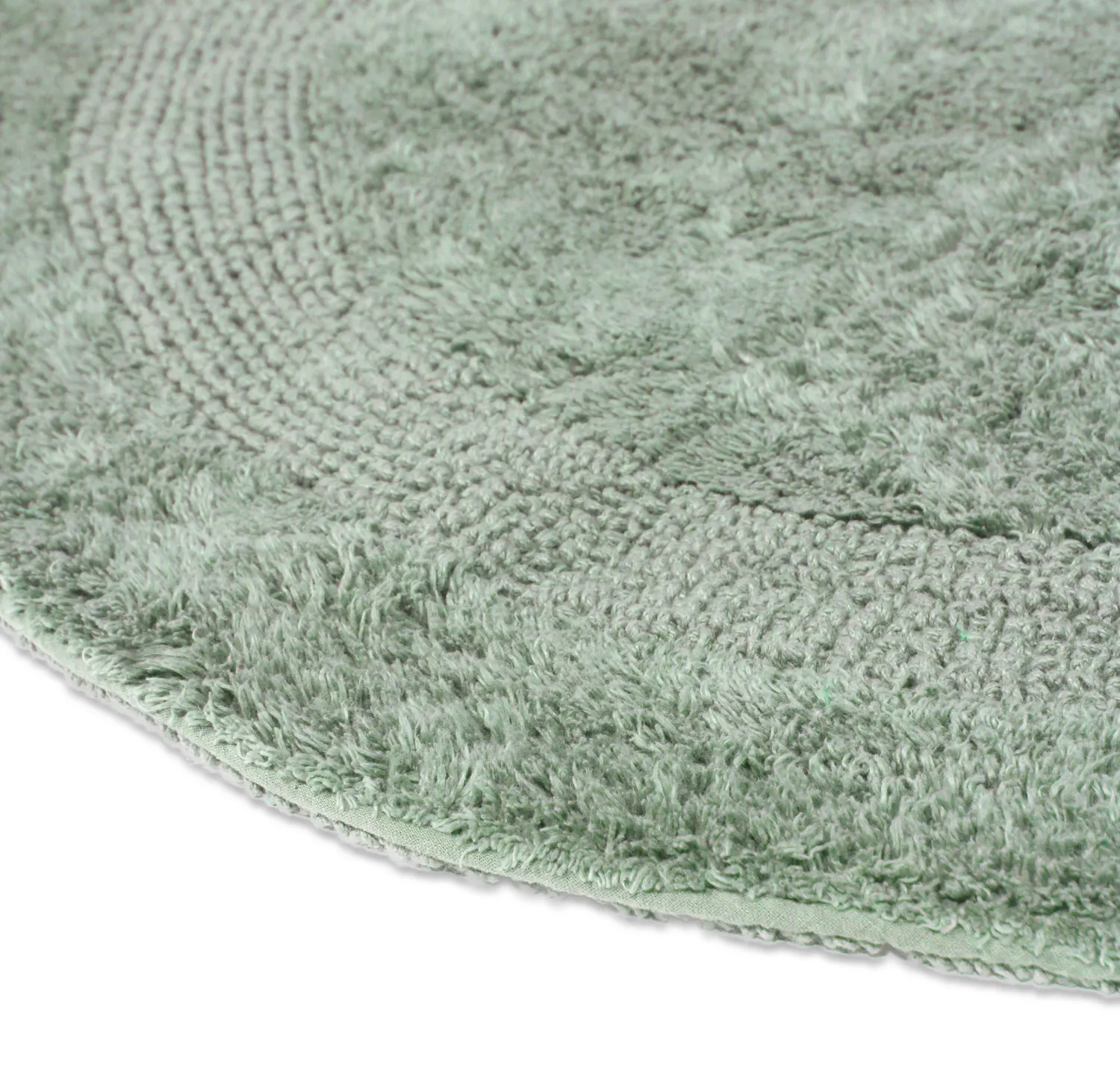 Rund badeværelsesmåtte - Nila (lysegrøn)