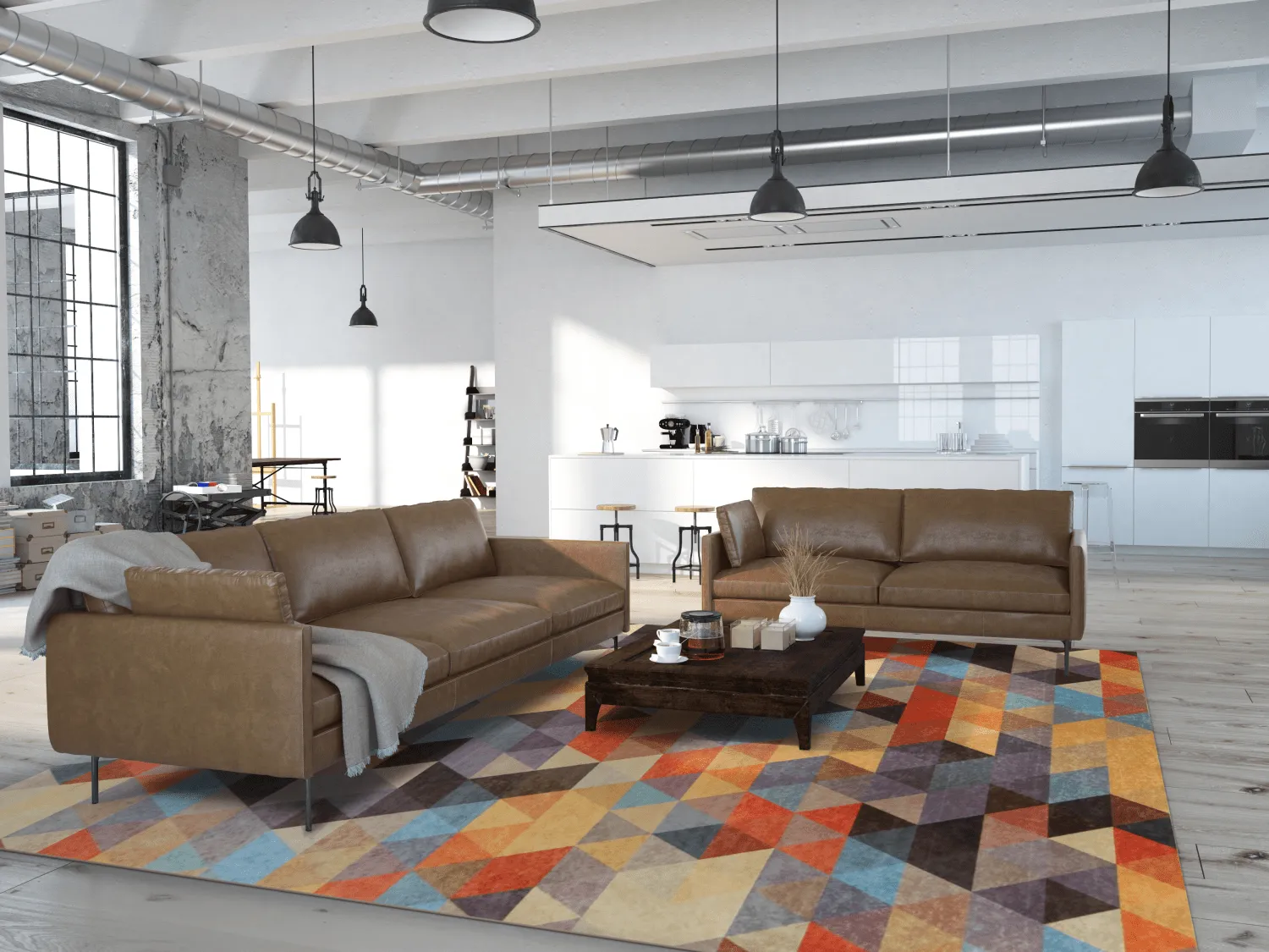 Wilton-tæppe - Aybuke (multi)