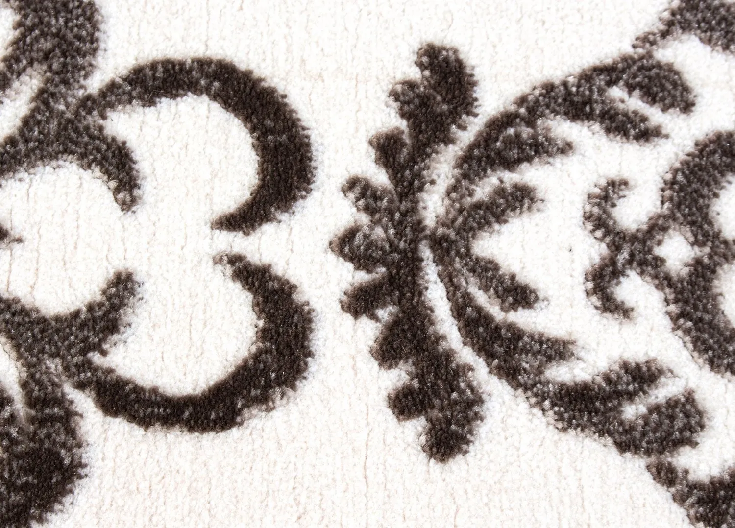 Wilton-tæppe - Bari (hvid/nougat)