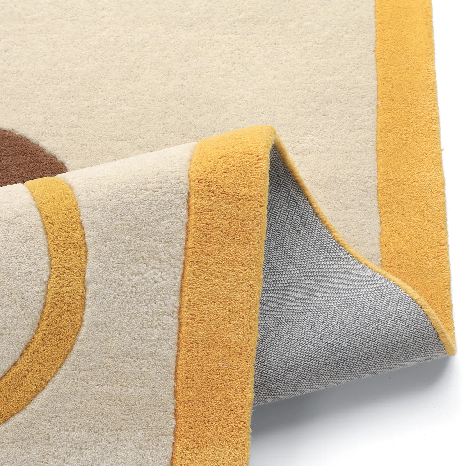 Børnetæppe - Lion Hand Tufted Wool Premium (beige/multi)