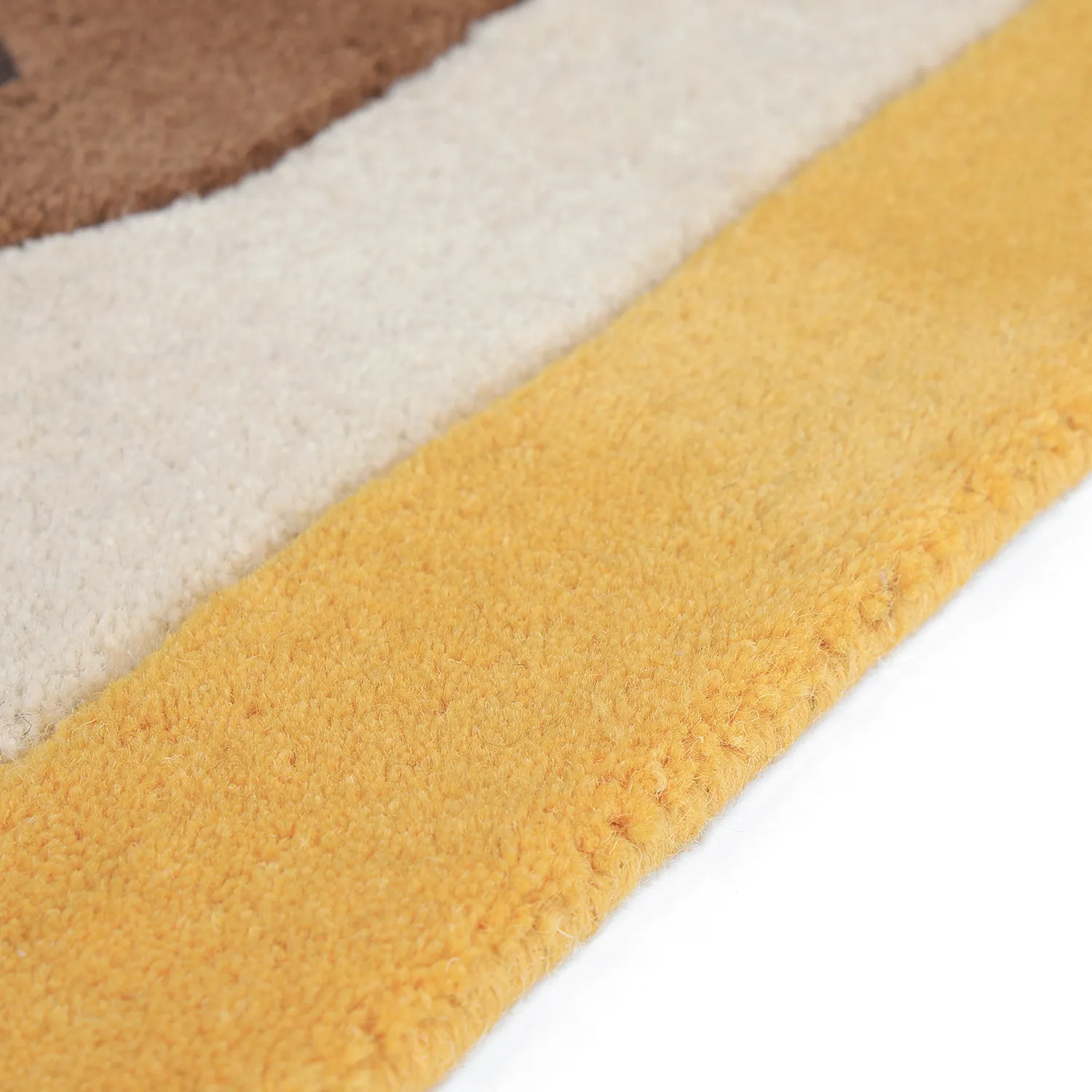 Børnetæppe - Lion Hand Tufted Wool Premium (beige/multi)