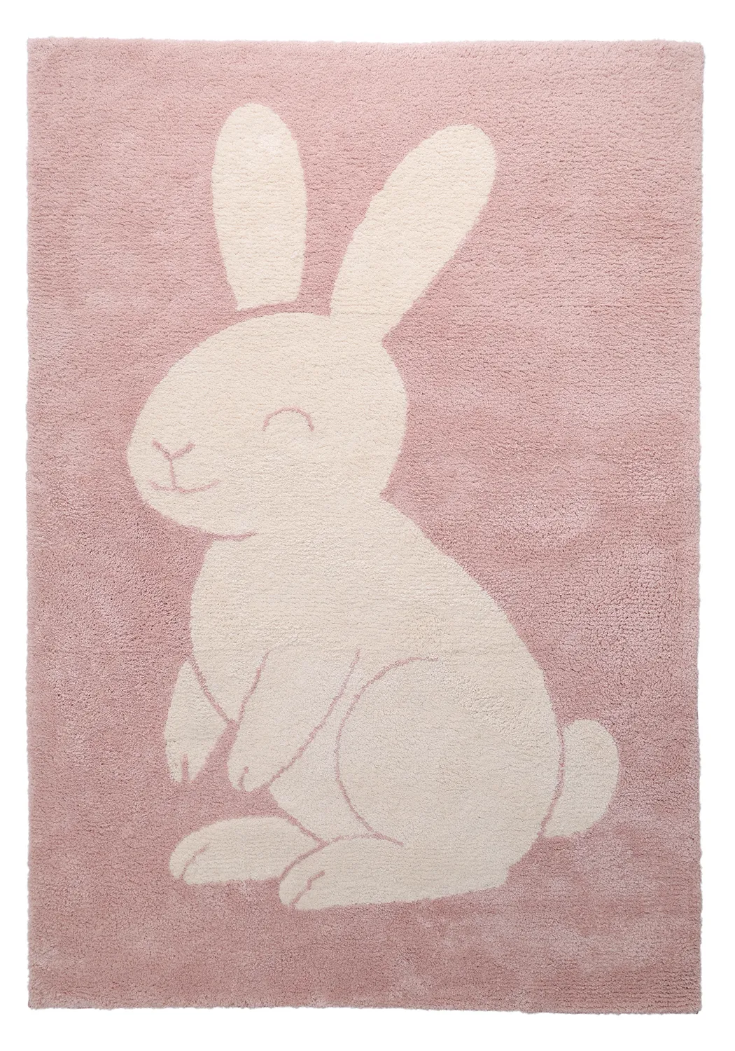 Børnetæppe - Soft Bunny (rosa/creme)