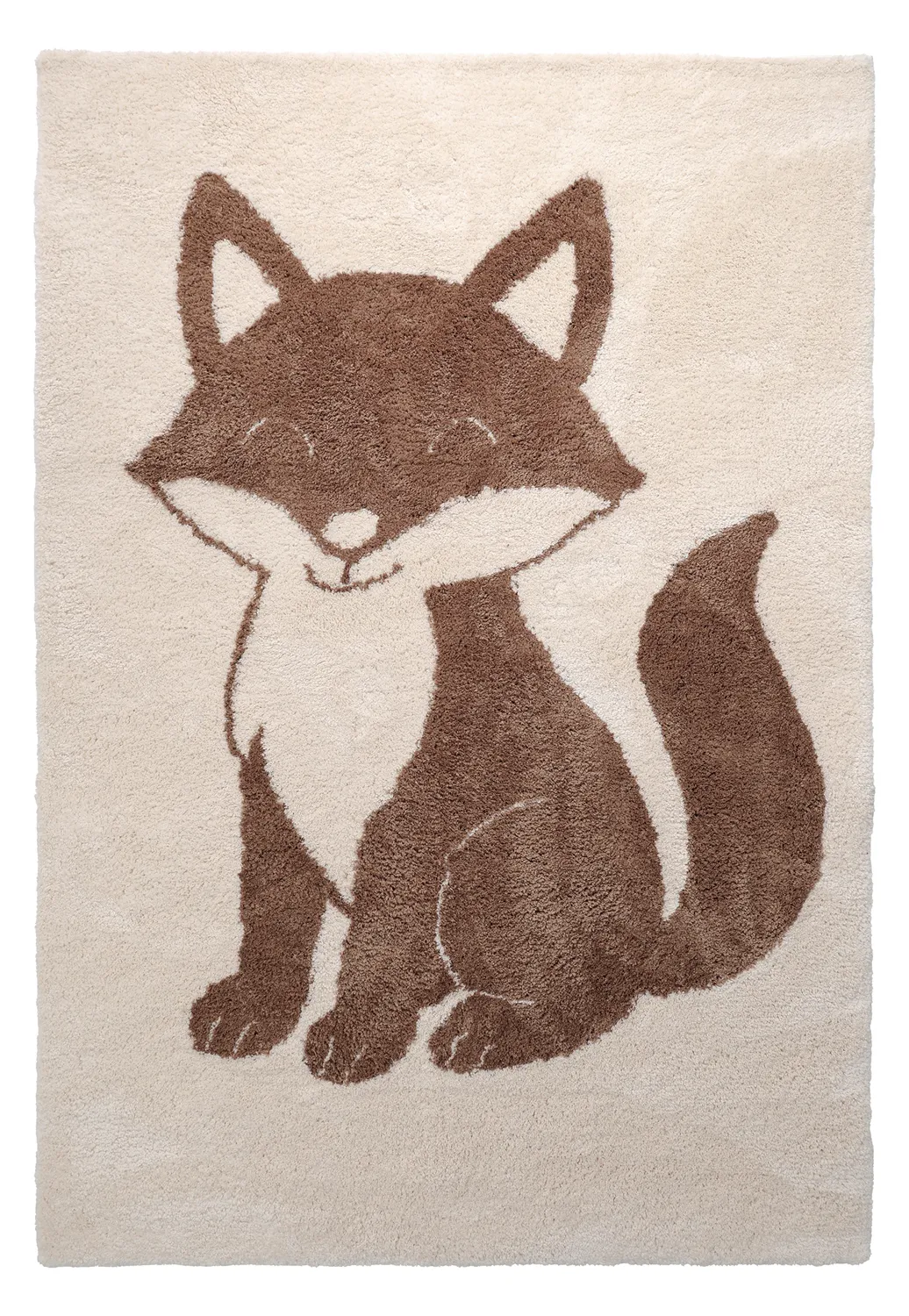Børnetæppe - Soft Fox (creme/brun)