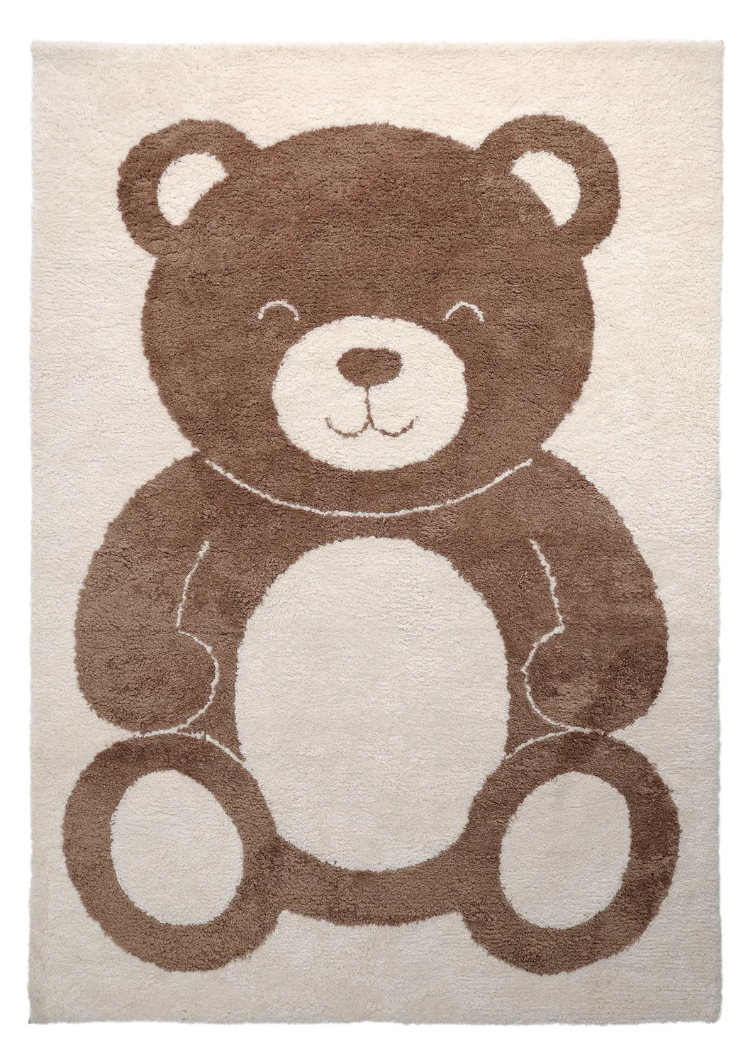 Børnetæppe - Soft Teddybear (creme/brun)