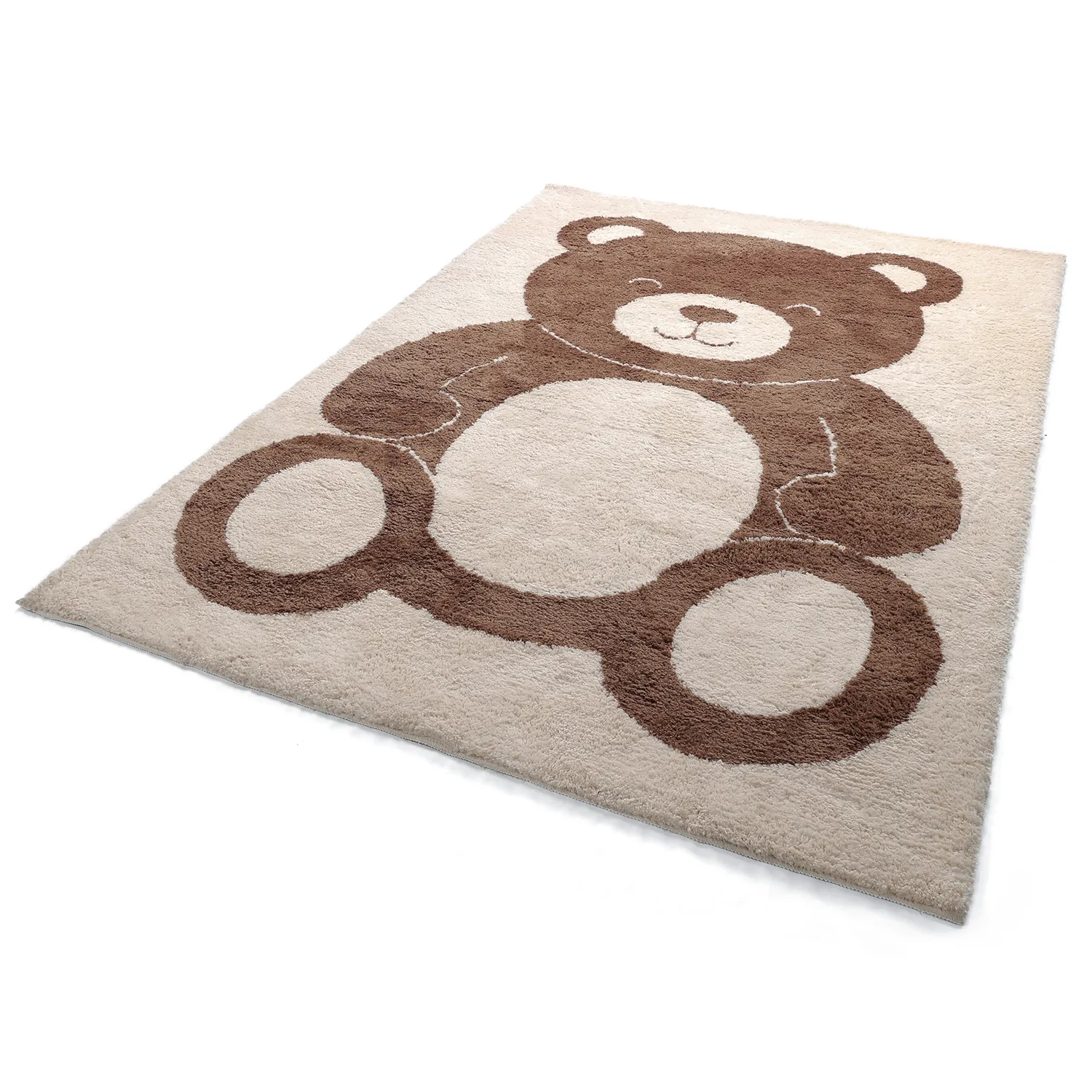 Børnetæppe - Soft Teddybear (creme/brun)