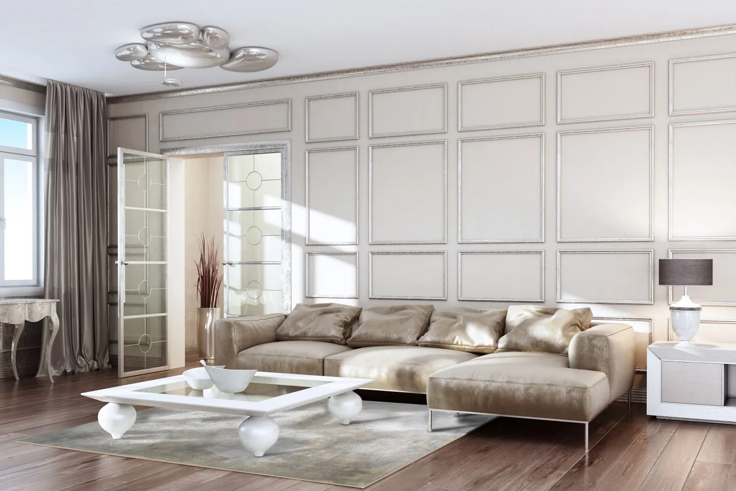 Wilton-tæppe - Malaga (beige)