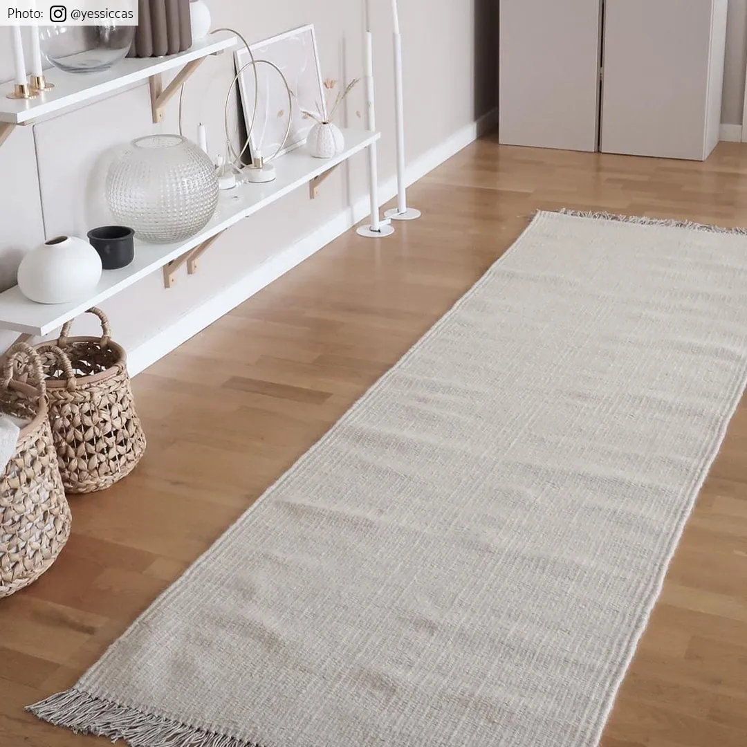 Uldtæppe - Bibury (cream)