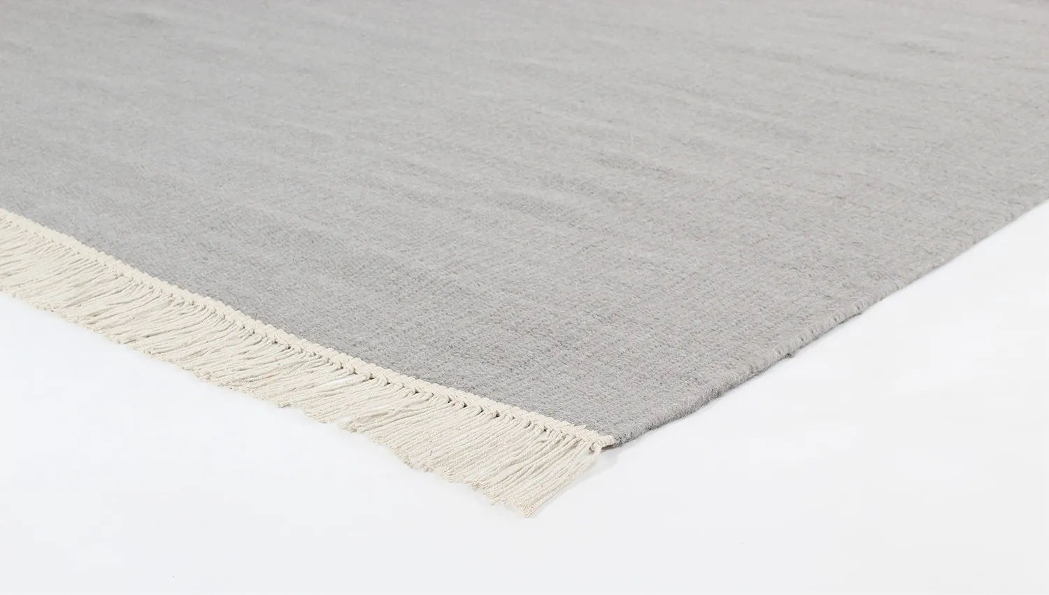 Uldtæppe - Bibury (lysegrå)