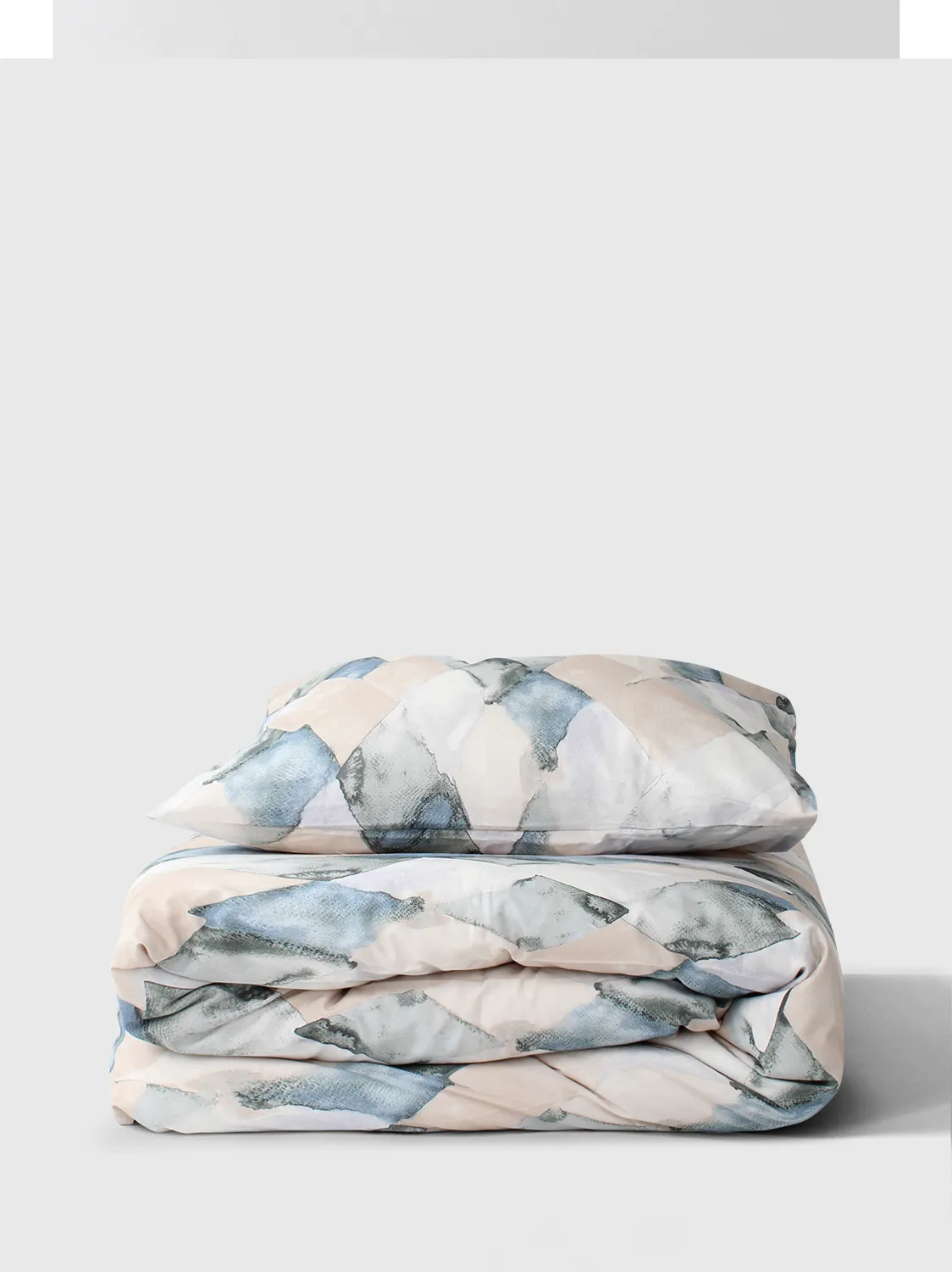 Sengelinned - Blanca (beige/blå)