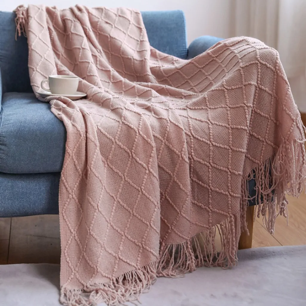 Tæpper - Maribor (lyserød)