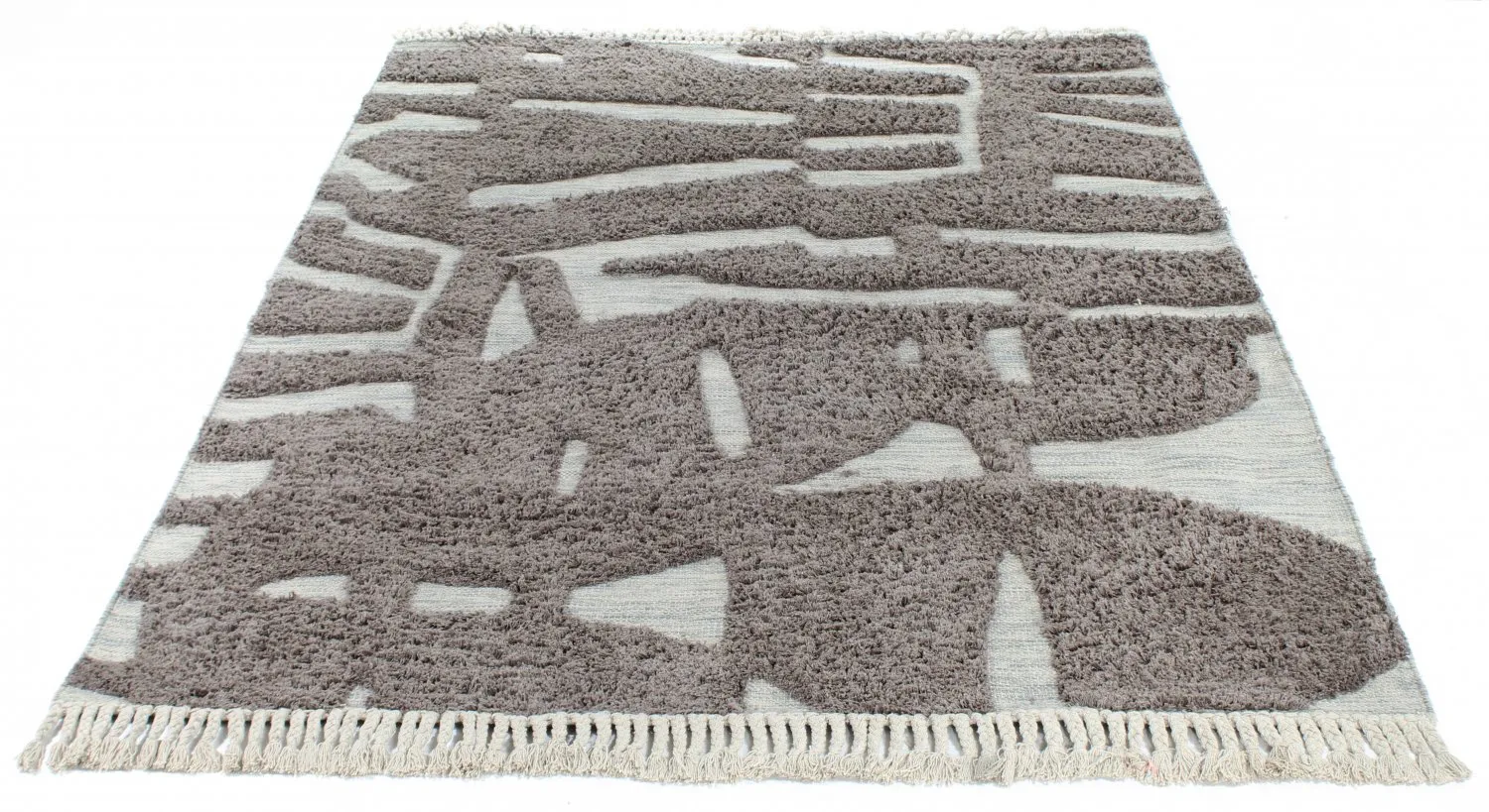 Bomuldstæppe - Split (grå)