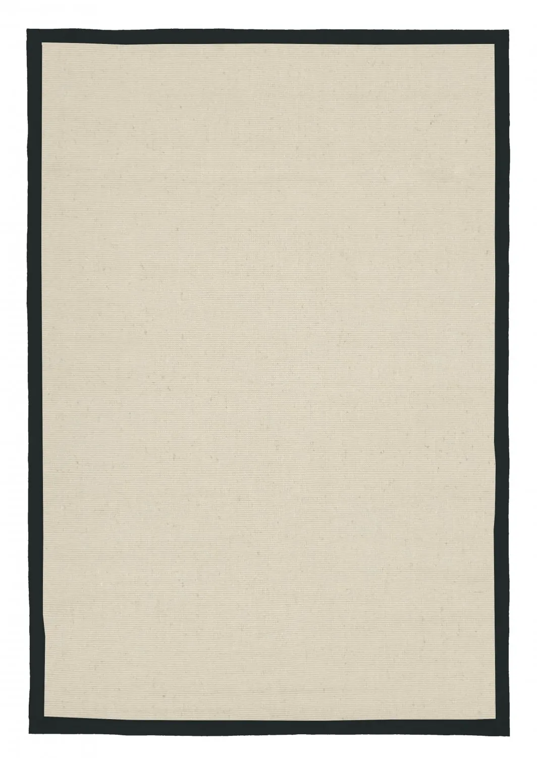 Sisaltæppe - Agave (sort/offwhite)